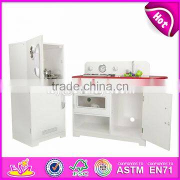 2017 New Design Pretend Play Funny Wooden Kids Toy Kitchen W10C256 photo-2