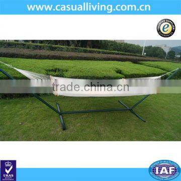 Heavy Duty Large Steel Hammock Stand with Quilted Hammock