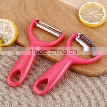 Plastic Handle Good Quality Stainless Steel Vegetable and Fruit Peeler photo-6