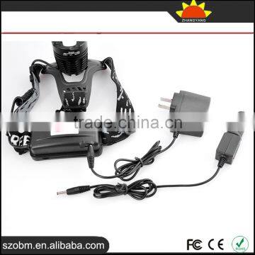 New Arrival K12 XM-L T6 LED 2000 Lumen Headlamp ,18650 Battery Zoomable Headlamp With Chargers photo-4