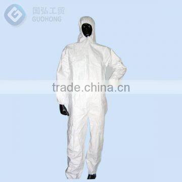 Disposable microporous waterproof coverall,Microporous coverall Disposable coverall of different size