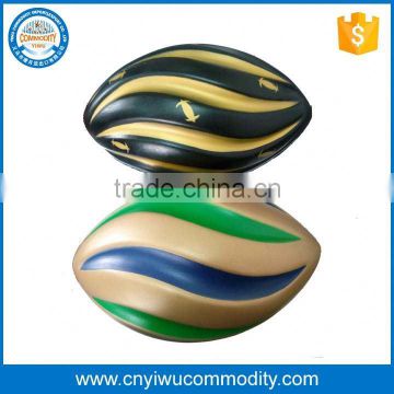 2016 Factory Customized Logo Printed Design Mini American Football Stress Ball Toys