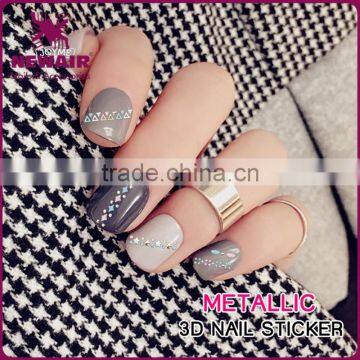 New Air Metallic Nail Art Sticker photo-5