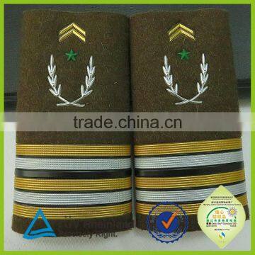 OEM Your Design Rank Shoulder Badge Epaulette for Military Uniform photo-5
