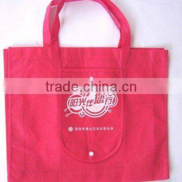 foldable supermarket bag with snap button