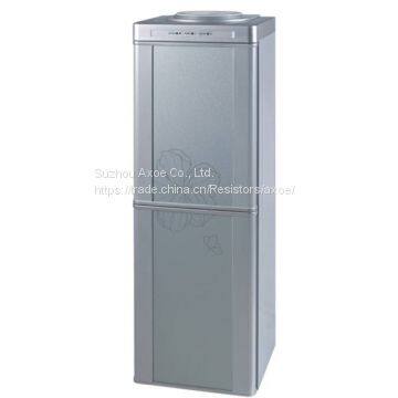 Glass door water dispenser with cabinet or refrigerator