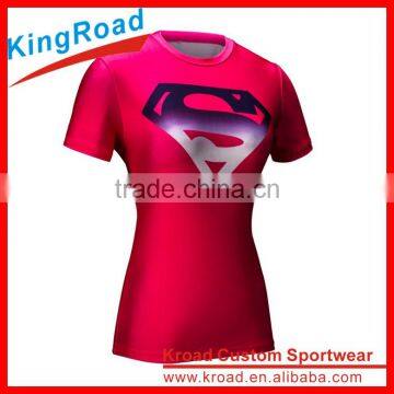 Men and women fitness gym compression garments with custom brands