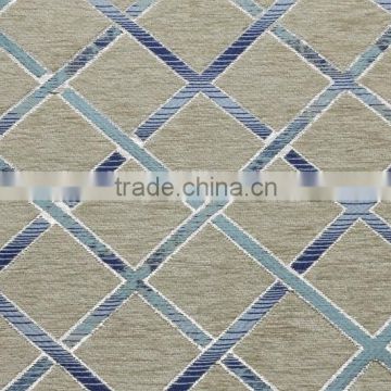 Yard Dyed Jacquard woven 80% polyester 20% Metalic Microfiber