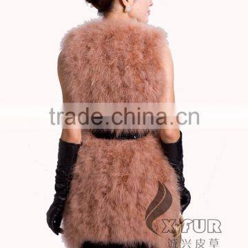 CX-G-B-137B 2017 New Design China Wholesale Womens Real Fur Vest photo-2