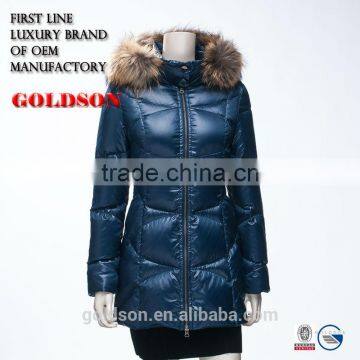 2017 New Women's Fur Collar long women's winter down coats