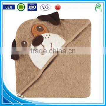 China supplier applique cotton terry pattern super soft fabric for baby blanket