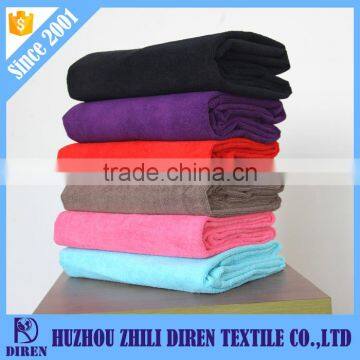 100% polyester microfiber non slip yoga towel