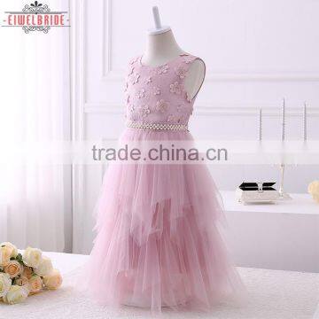 Custom 5-6 Years Girl Tulle/Net Flower Girl Dress