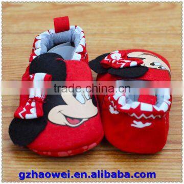 Mickey Smiling Face Printed Baby Footwear photo-2