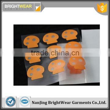 Factory supply high visibility orange mushroom silicone rubber logo heat transfer printing