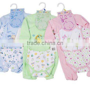 baby 3pc hanger set romper/baby wear/baby clothing/baby garments