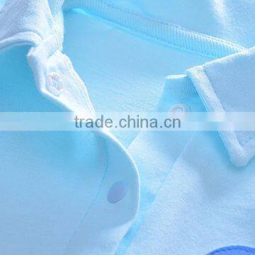 Factory Supply Plain Baby Body Suit 100% Cotton Baby Clothes Gown photo-2