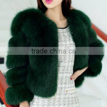 Fur Coat Winter Fashion Women Faux Fox Fur Coats Woman Fake Fur Jacket 2018