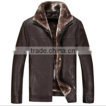 Men Fashion Good Look Genuine Leather Jackets Motorcycle Coats Jackets Washed Leather Coat photo-3