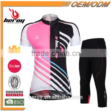 BEROY best road racing bicycles apparel,latest popular cycling gear short sleeve for women