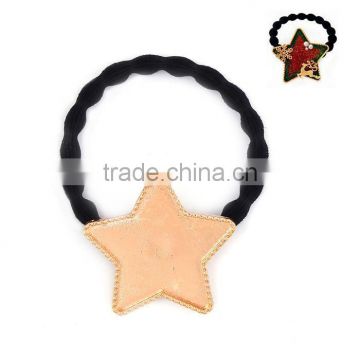 Zinc Based Alloy DIY Resin Mold For Jewelry Making Hair Ties Pentagram Star Gold Plated & Black