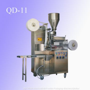 Tea bag with string and tag automatic packing machine