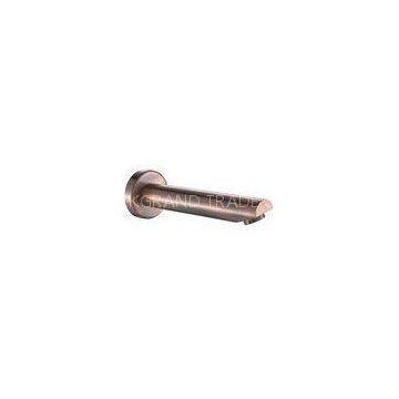 Modern Wall Mounted Bath Spout , Allen Key Fixed Brass Long Tub Spout