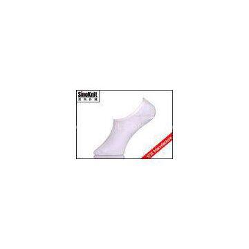 White Plain Cotton Low Cut No Show Socks / Thin Breathable Cotton Girls Dance Socks