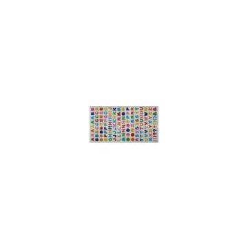 Colorful Cute and Funny 3D Dimensional Decorative Puffy Alphabet Stickes For Scrapbooking Kit