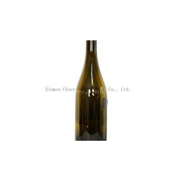 750ml Glass Green Burgundy Bottle (PT750-0118E)