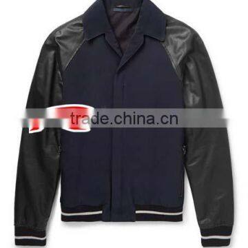 2015 Wholesale High Quality Men Wool varsity Jacket With top Quality Leather Sleeves/Varsity Jackets/Custom Men Varsity Jacket