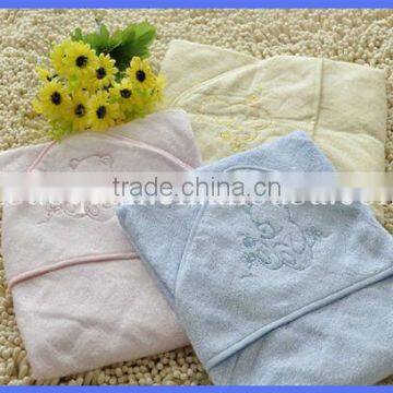 100% bamboo baby towel with hood/hooded bamboo baby towel