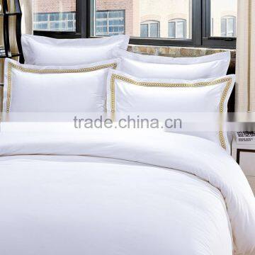 hotel 5 star bedding set luxury 100% cotton bed sheet