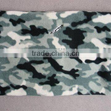 army green fleece neck warmer scarf