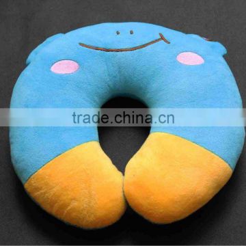 new cartoon blue frog shaped memory foam pillow