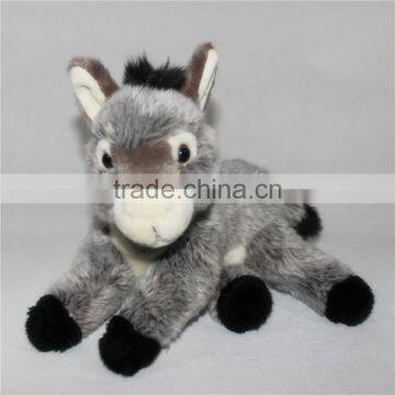 Cute Design Custom Design High Quality Lifelike Stuffed Donkey Donkey Plush Toy photo-4