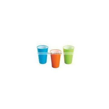 supply plastic cup,18.7oz,8.7*6*15.5cm,double layer cup,practical and good quality