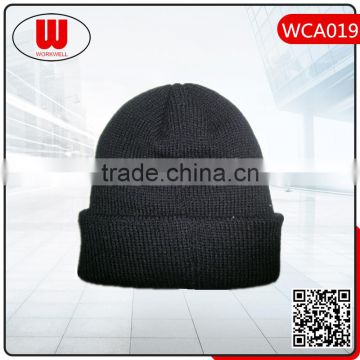 Audit pure colour winter knitted beanie hat