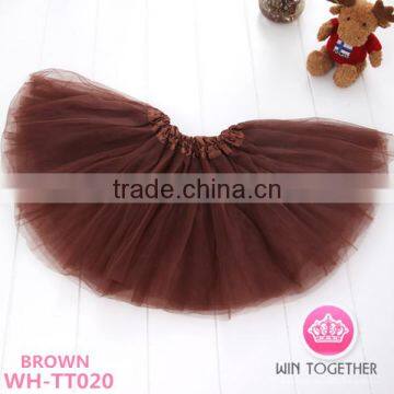 pettiskirt child dress polyester tutus skirt classical brown ballet tutu