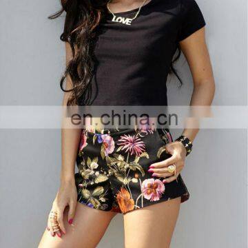 CHEFON Tropical Print Woven Shorts CSS0138
