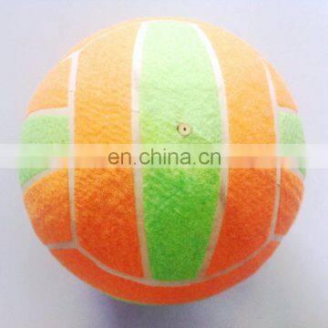 Rubber jumbo tennis ball 8.5 inch jumbo rubber voleyball