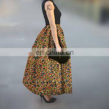 Custom 2018 Trending Products Womens African Kitenge Clothes Designs Lady Skirt