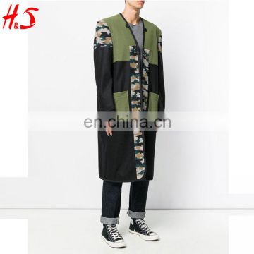 Custom New Design Fashion Winter Camouflage Print Coat For Parka Men