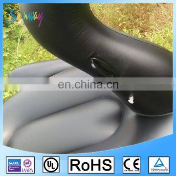 Swimming Pool Toy Mattress Inflatable Black Swan Pool Float