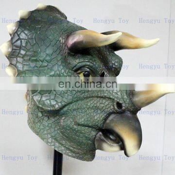 Latex Dinosaur head Mask