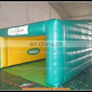 Hot selling inflatable squash court,giant squoosh space,handheld sports games