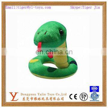 Lifelike wild snake animal 20 cm plush green snake