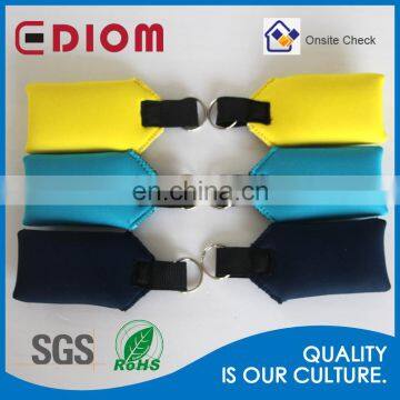 Promotional OEM blank neoprene foam wholesale custom floating key chain