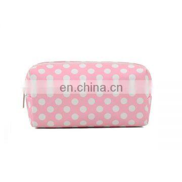 Dots Patterns PVC Cosmetic Bag With Zipper Party Funny Makeup Bag photo-3
