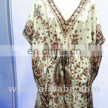 Butterfly Style Napal Cotton Dress